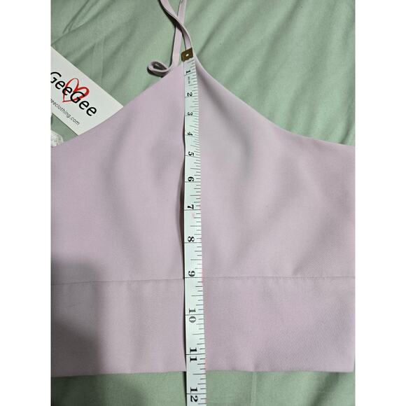 GeeGee 2xl women's lavender crop top new with tags - Picture 8 of 8
